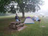 1st night...North of Pt. Pleasant, WV at a Wildlife Area campsite...6-01picture13.jpg (62301 bytes)